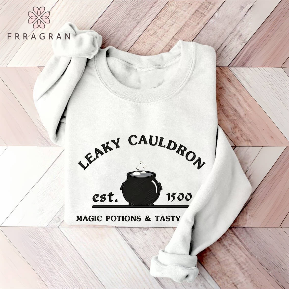 Leaky Cauldron Wizard Book Print Casual Sweatshirt