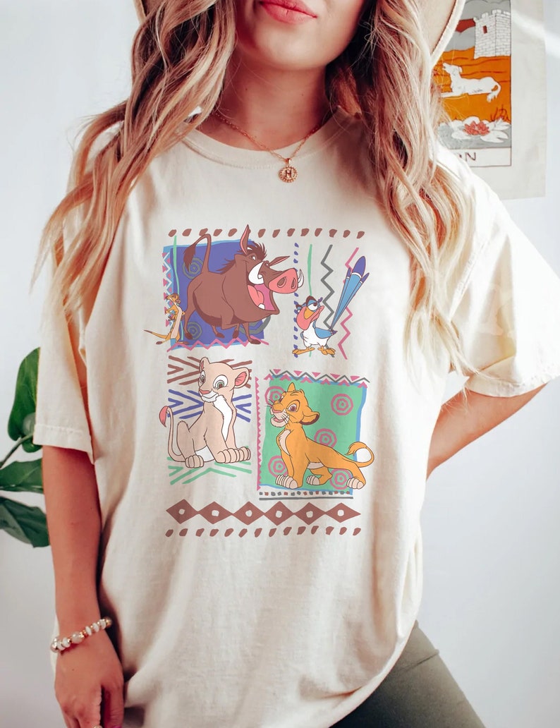 90s Lion King Simba And Timon T-shirt