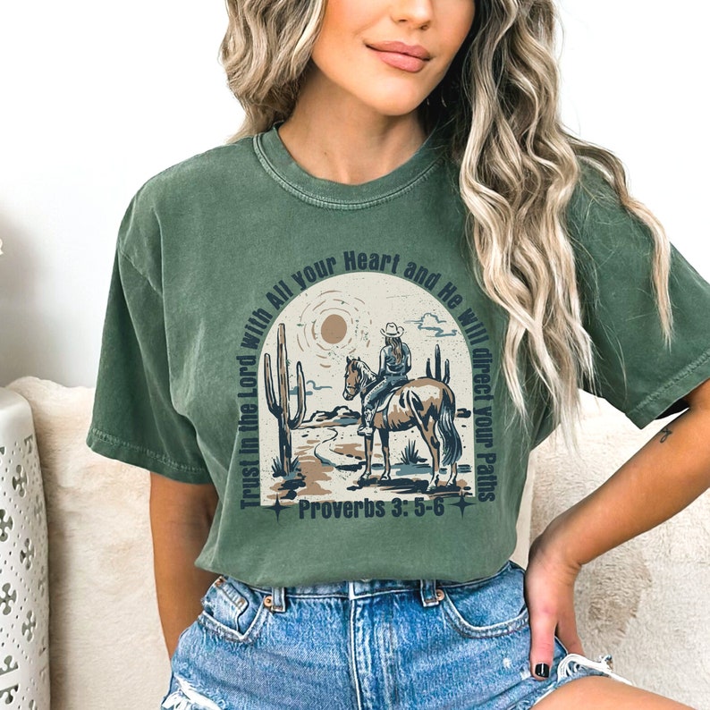 Boho Western Faith Graphic T-shirt