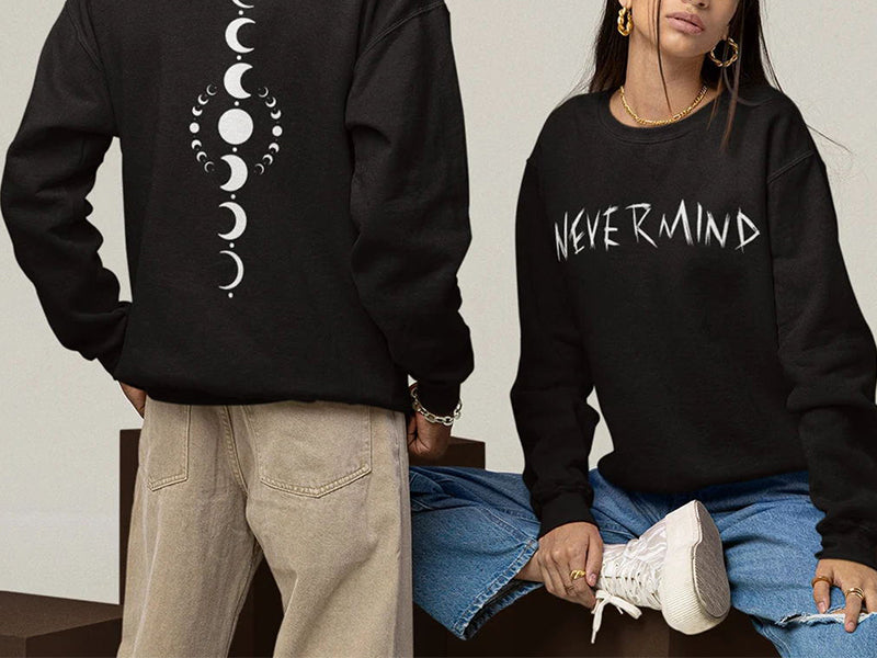 BTS Nevermind Print Sweatshirt
