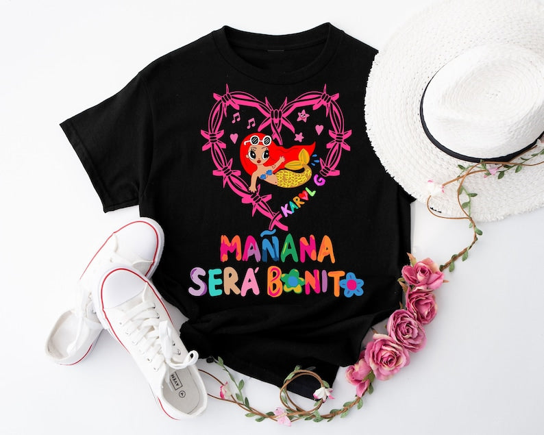 Manana Sera Bonito Heart Cute T-shirt