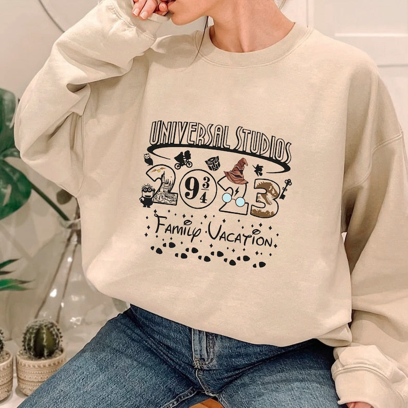 HP Hogwarts Universal Studios Trip 2023 Sweatshirt