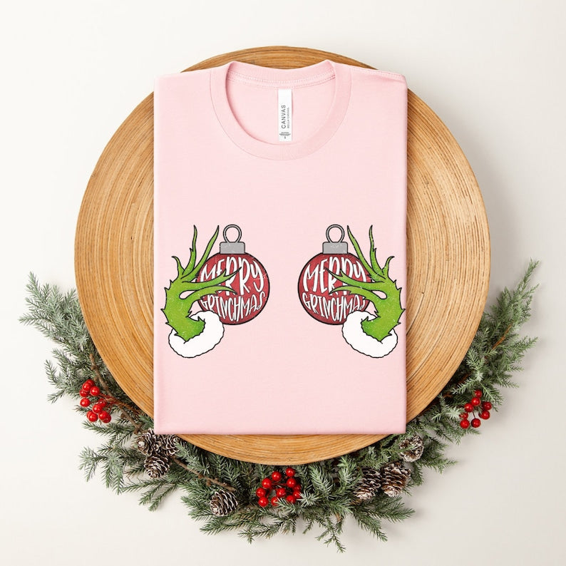 Trendy Hand Christmas T-shirt