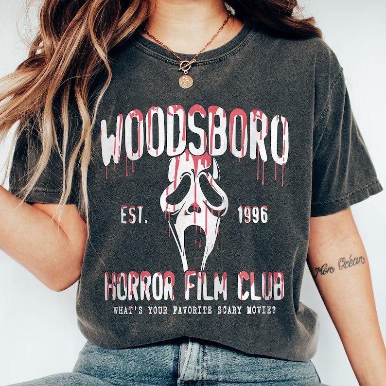 Comfort Colors Woodsboro Horror Club Shirt