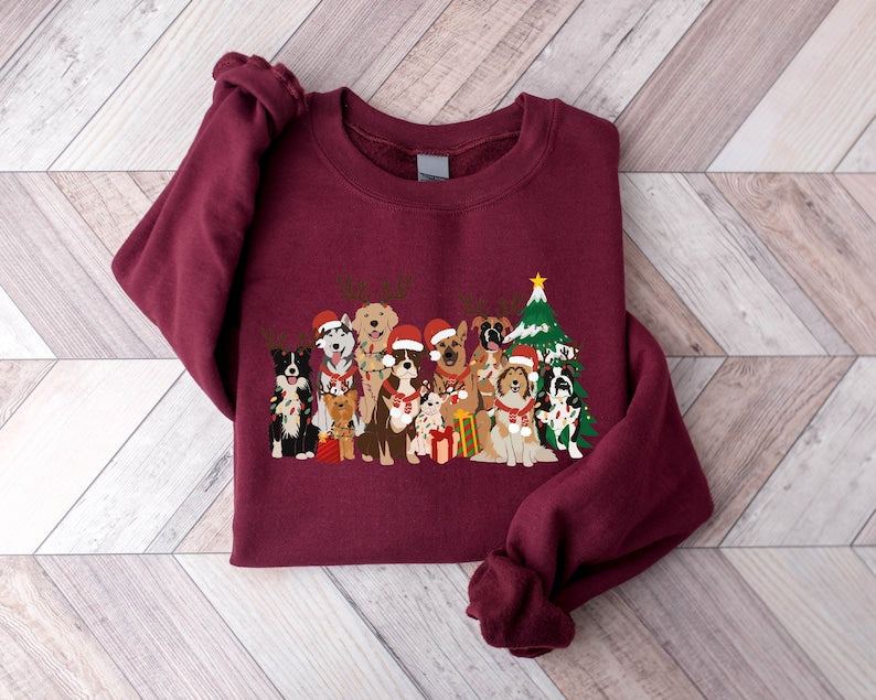 Christmas Dogs Sweatshirt