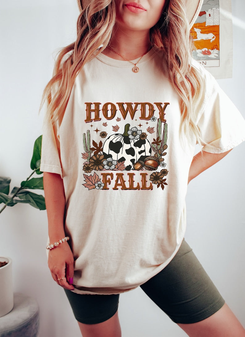 Howdy Fall Pumpkin T-shirt