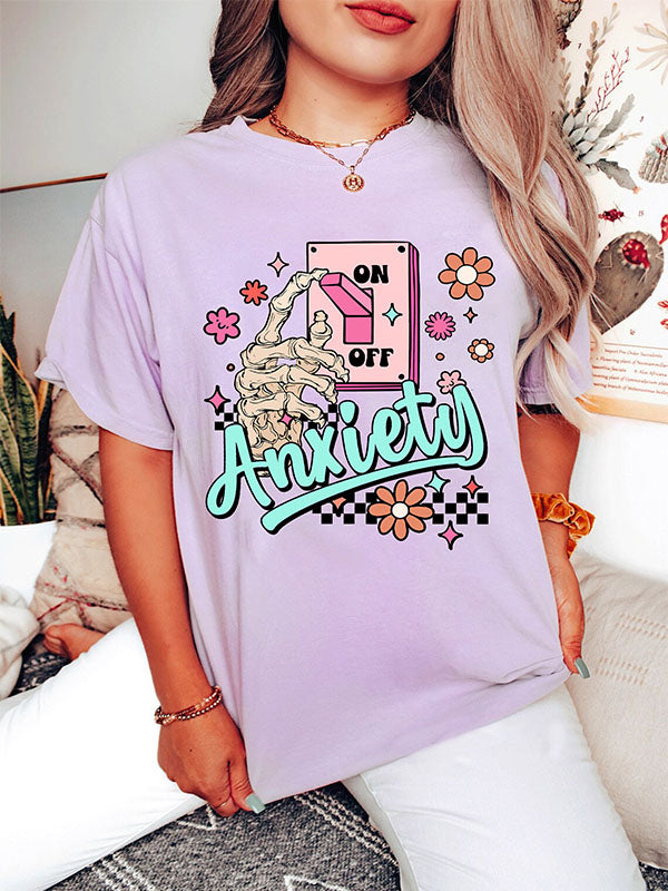 Anxiety On Off Cute T-shirt