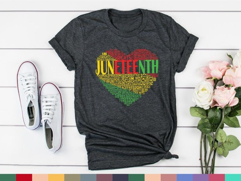 Juneteenth Definition Heart T-shirt