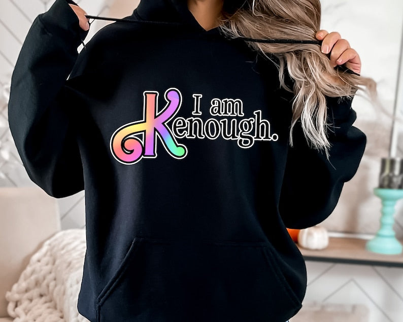 I Am Kenough Pocket Hoodie