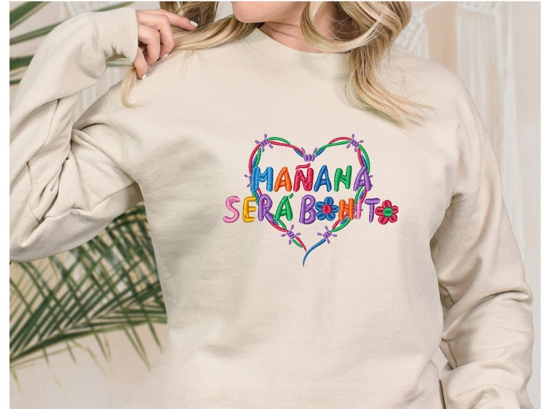 Karol G Embroidered Casual Sweatshirt