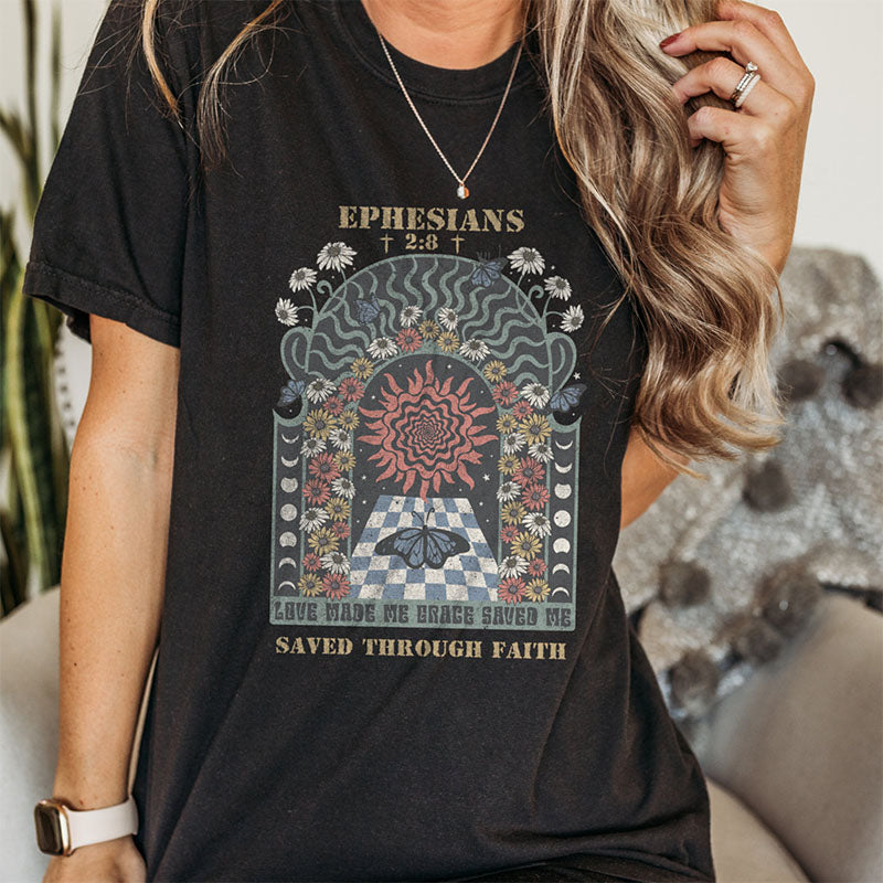 Vintage Hipster Faith T-shirt