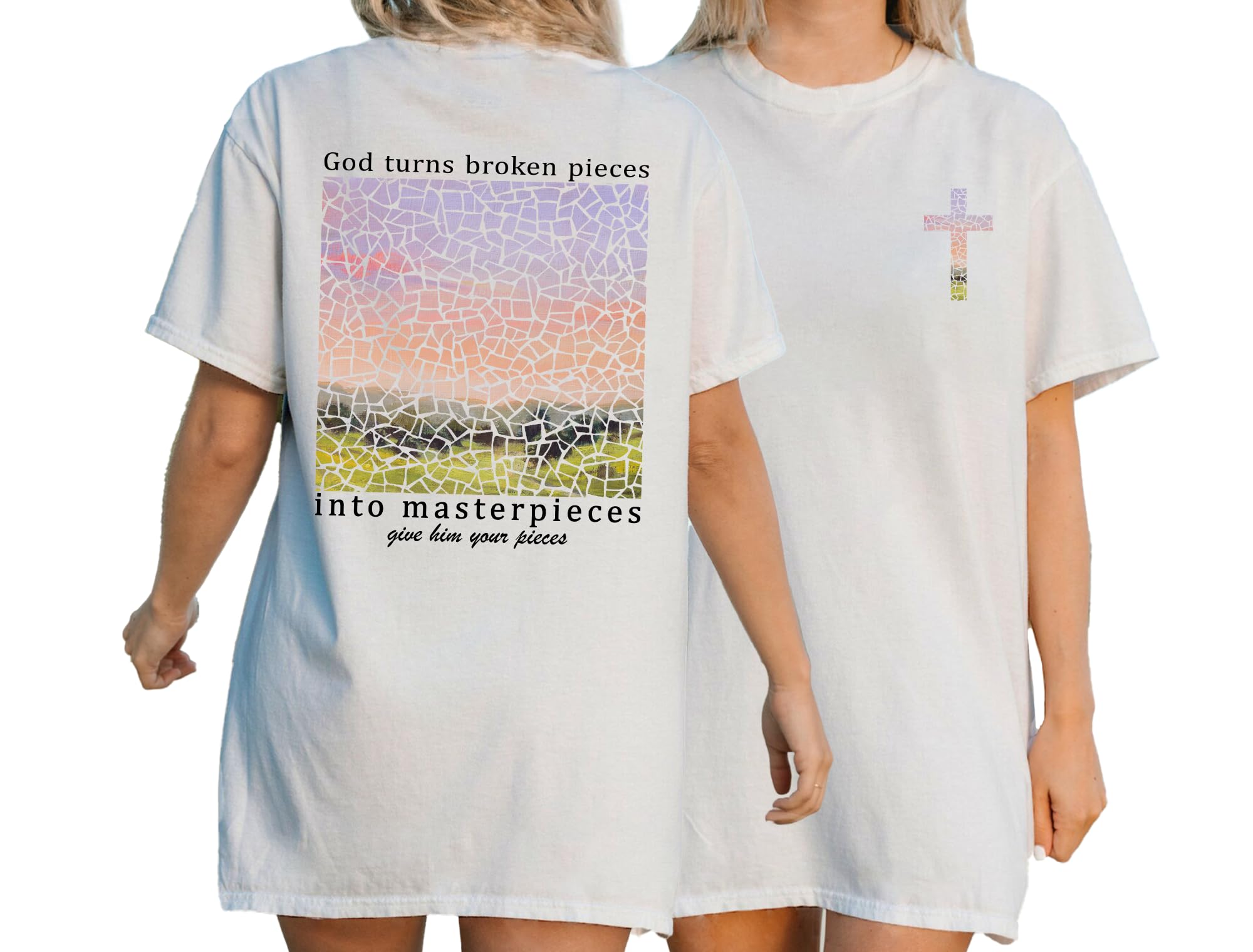 Bible Verse 2 Sided Faith Print T-Shirt