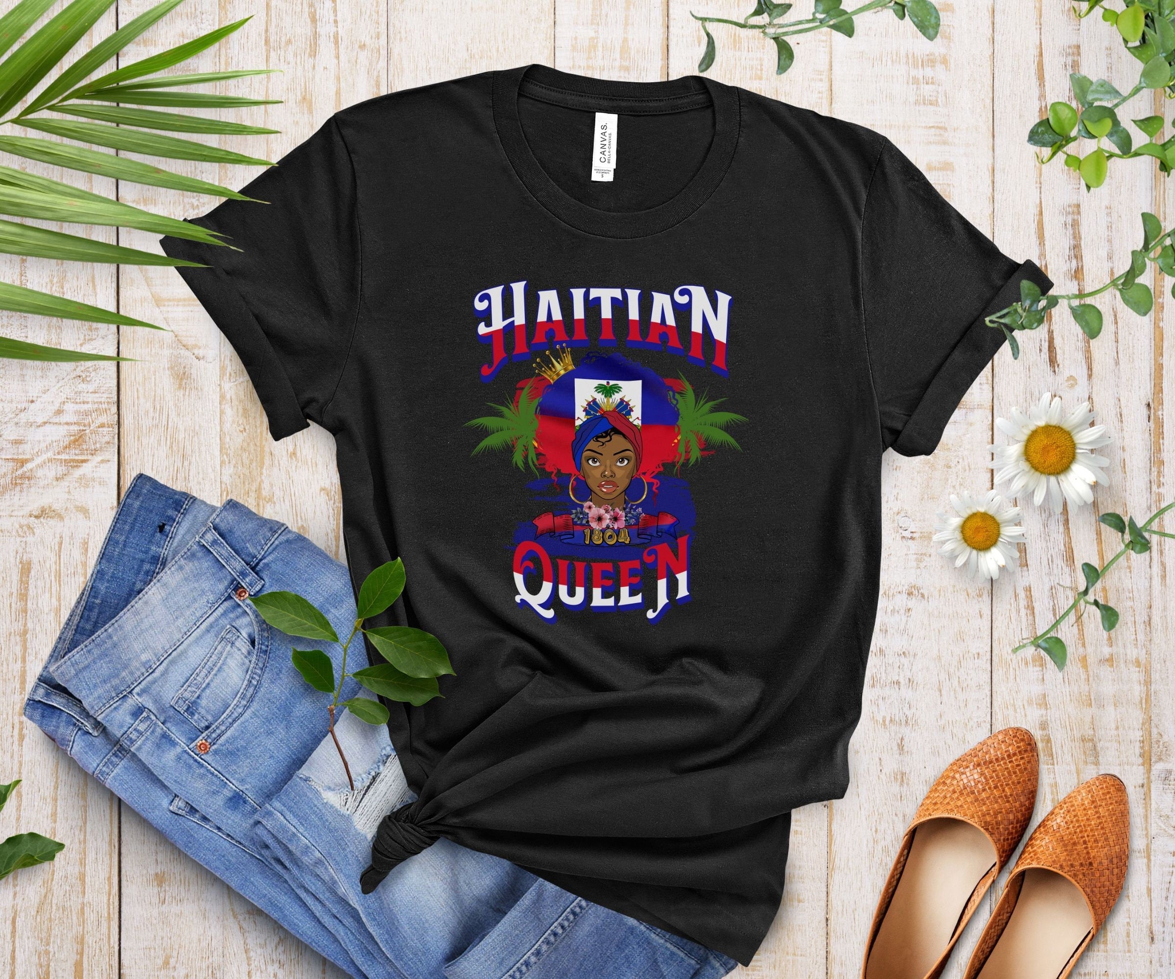 Independence Day Haitian Queen T-shirt