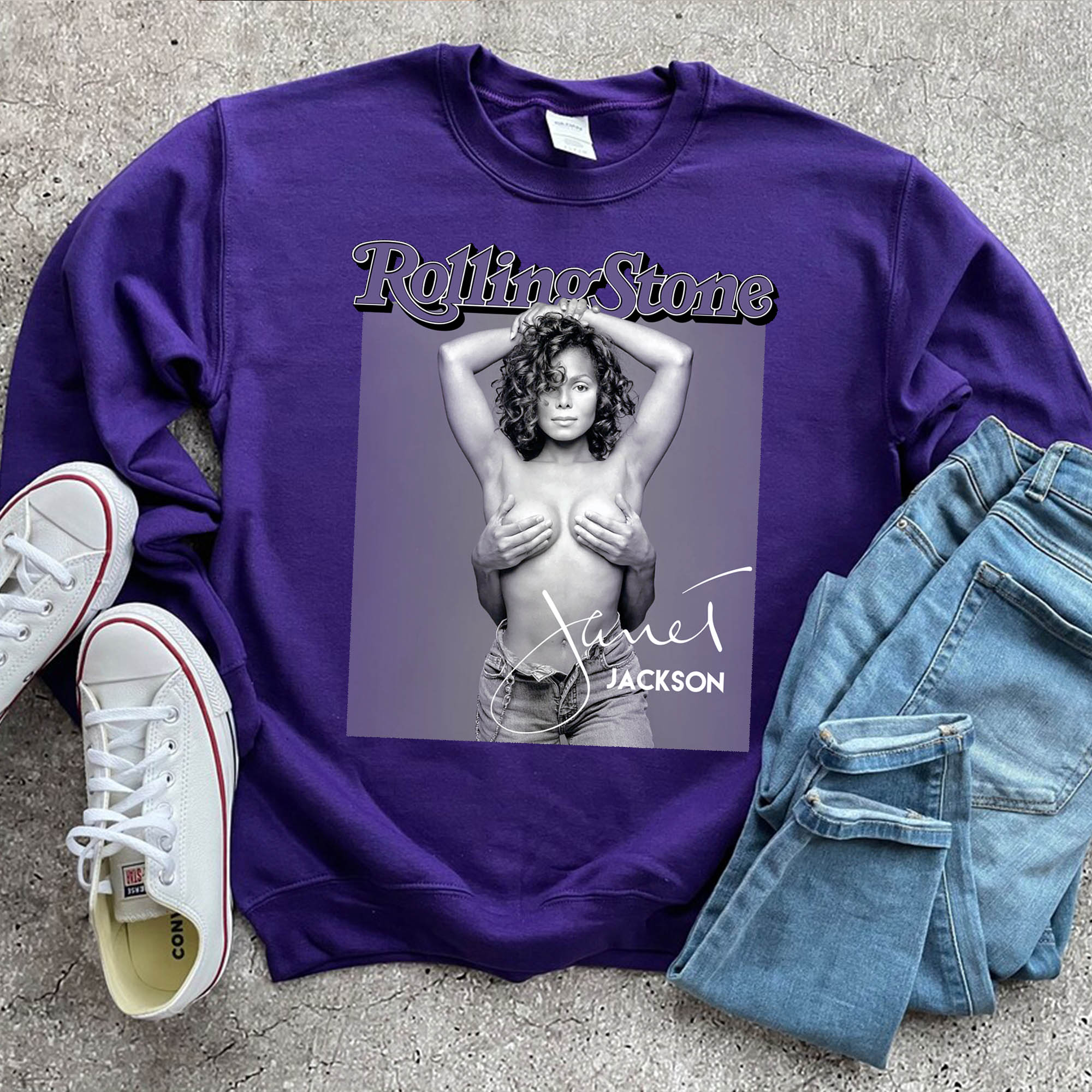 Janet Jackson Rolling Stone Sweatshirt