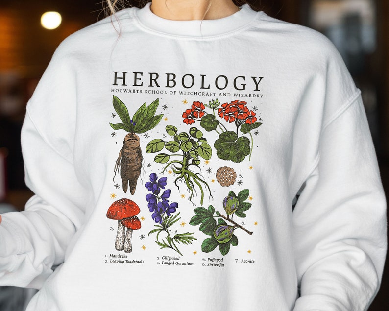 Herbology Plants Sweatshirt
