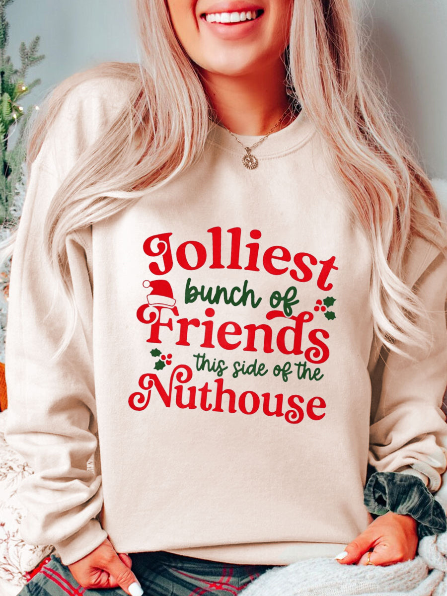 Jolliest Bunch Of Assholes Christmas Sweatshirt