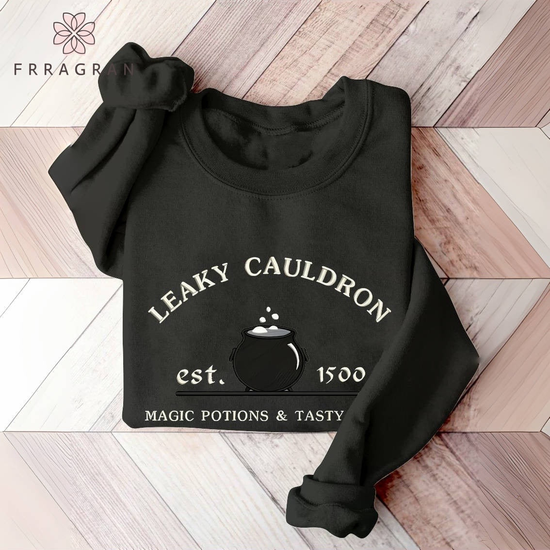 Leaky Cauldron Wizard Book Print Casual Sweatshirt