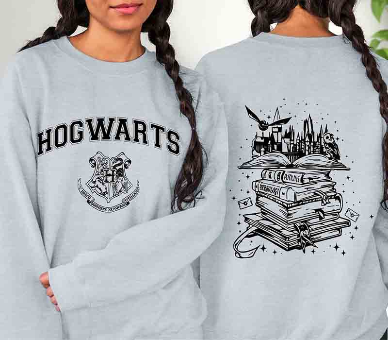 Magical Wizard Castle Book Sweatshirt