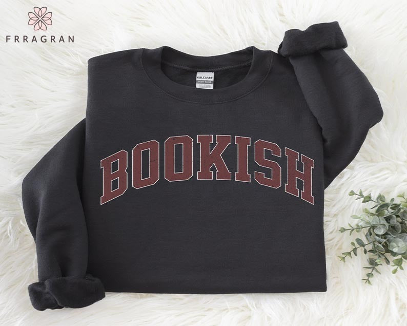 Bookish Letter Print Sweatshirt