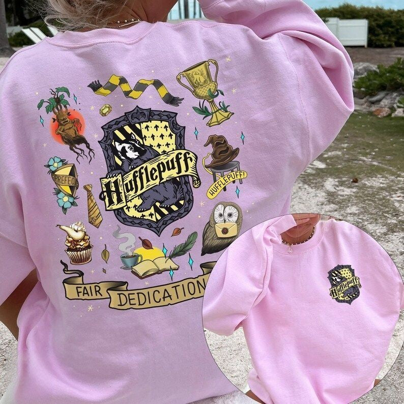 2 Sides Hufflepuff Sweatshirt