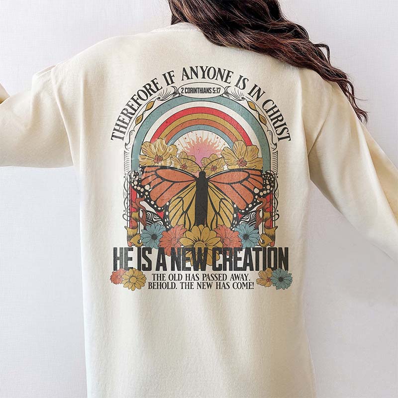 Faith Long Sleeves Bible Verse Sweatshirt
