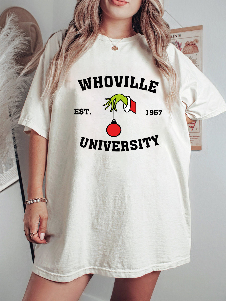 Christmas Whoville University Est 1957 T-shirt