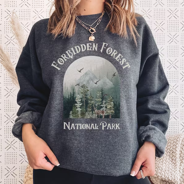 Forbidden Forest Wizard Sweatshirt National Park Shirt