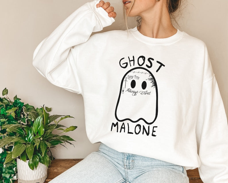 Halloween Ghost Malone Sweatshirt