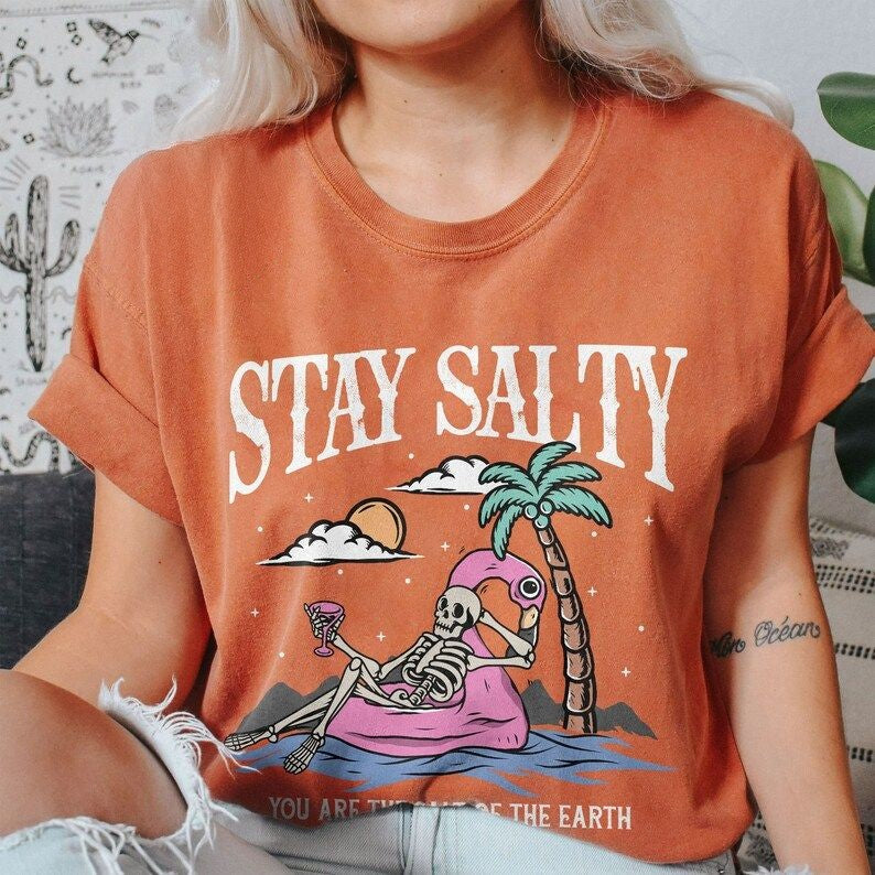 Stay Salty Skeleton T-shirt