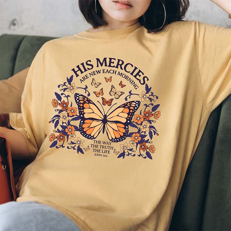 Bible Verse Faith His Mercies Are New T-shirt