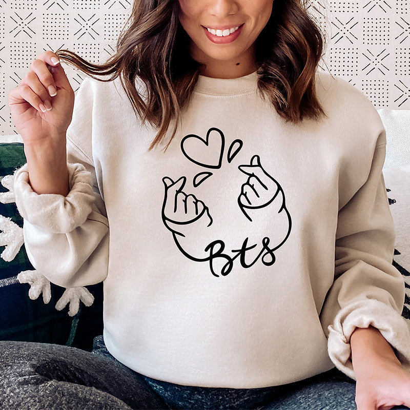 BTS Casual Crewneck Sweatshirt