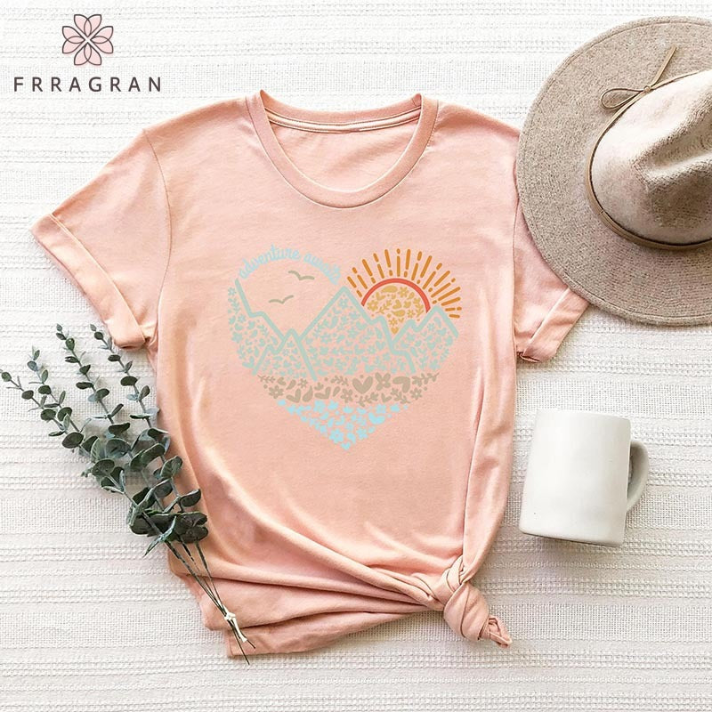 Nature Lover Mountain Camping T-shirt