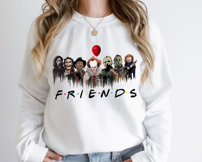 Horror Movie Characters Sweatshirt