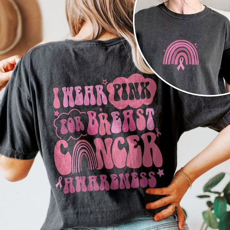 In October We Wear Pink Casual T-shirt