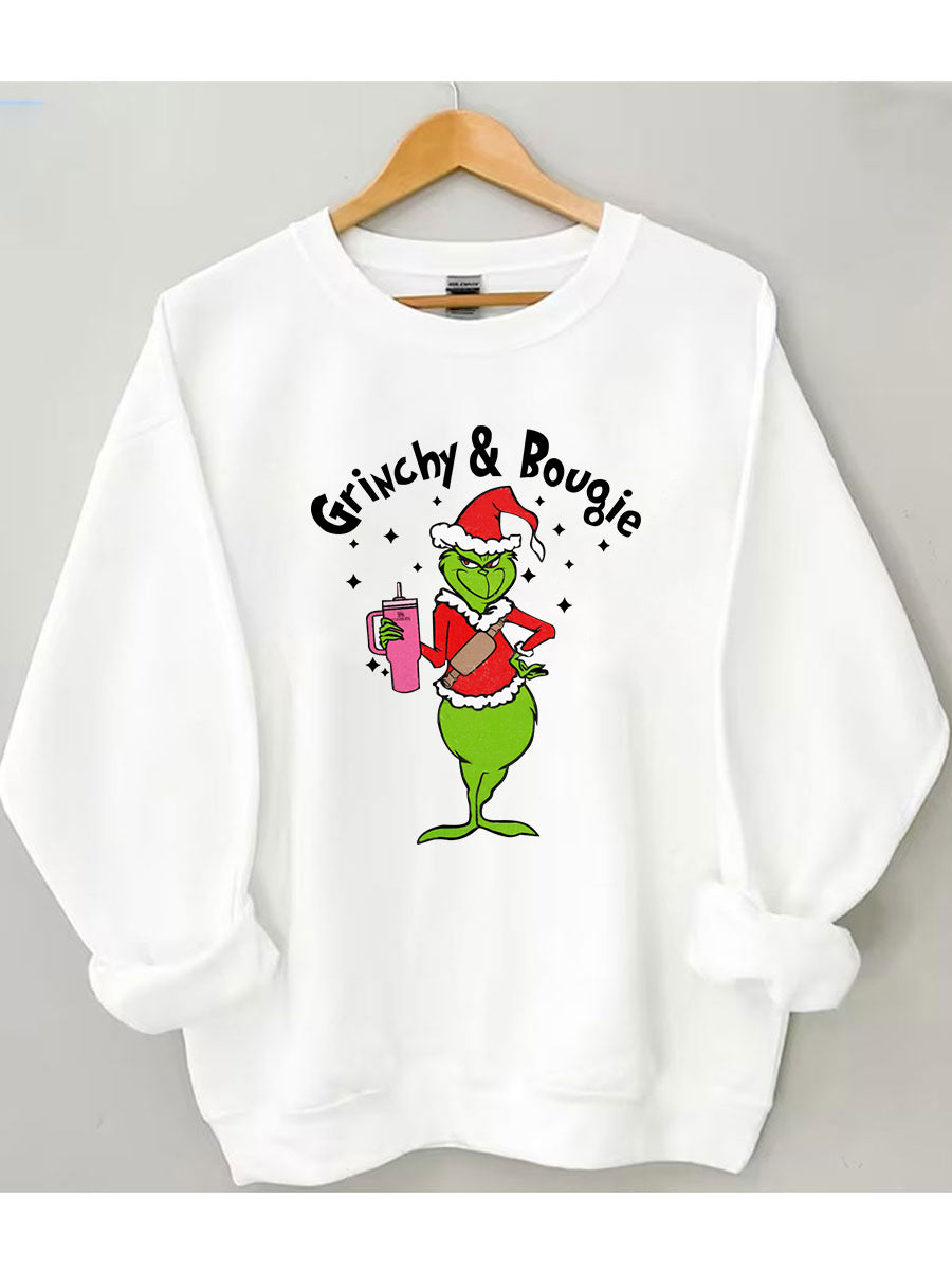 Mean Green Guy Christmas Sweatshirt