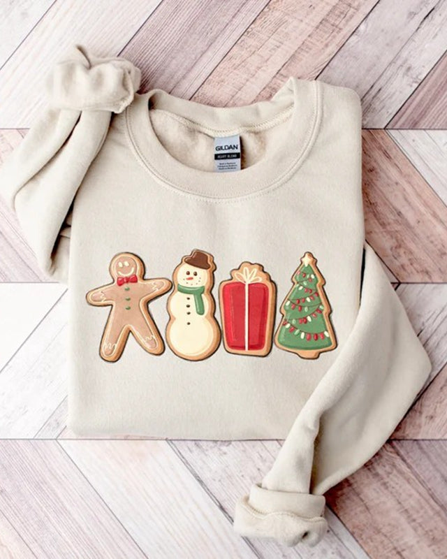 Gingerbread Cookies Sweatshirt, Christmas Sweatshirt
